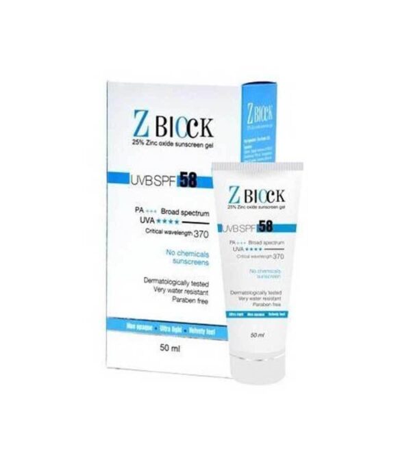 Zblock Sunscreen Gel 50ml